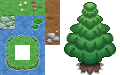 Small forest tileset